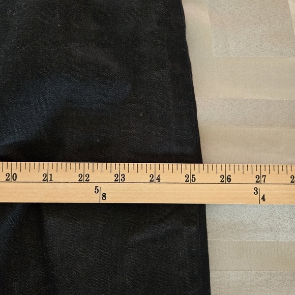 Worthington Attached Brown Front Double Belt Accent Black Skirt Plus Sz 22W - Picture 12 of 14